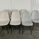 7x Basic Sweep stoelen By Fonq, Beige/grijs